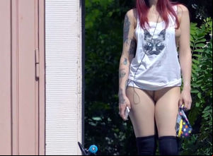 no one notices a nude doll on the street